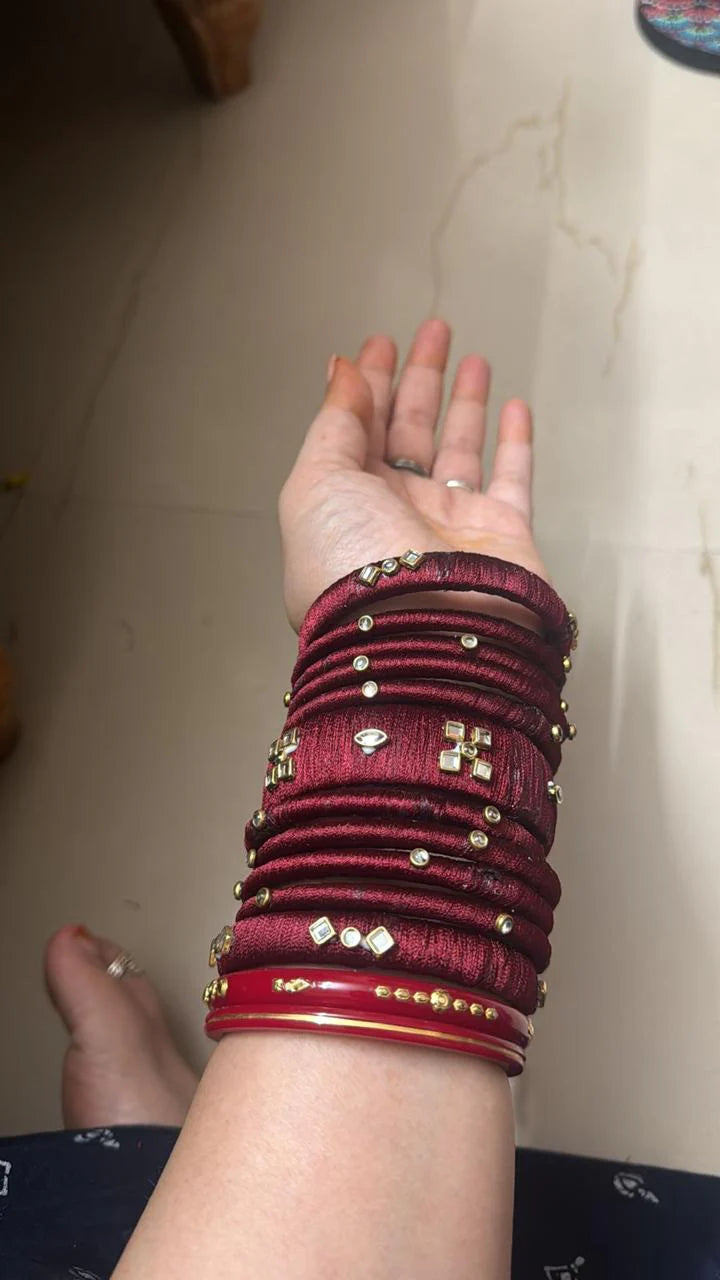 Silk thread Bangles